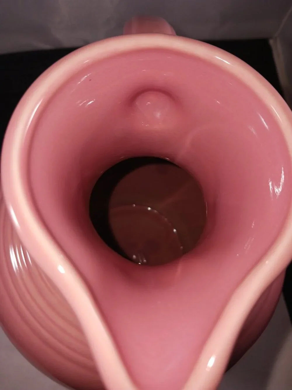 Vintage Fiesta Ware Pink Carafe